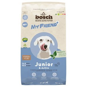My Friend+ Dog Junior & Active - výhodné balení: 2 x 12 kg