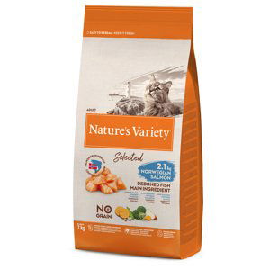 Nature's Variety, 2 x 7 kg - 15 % sleva - losos