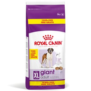 Royal Canin Size, 8 + 1 kg zdarma / 15 + 3 kg zdarma - Giant Adult 15 kg + 3 kg zdarma!