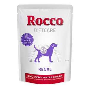 Rocco Diet Care granule 1 kg / kapsičky 6 x 300 g - 10 % sleva - Renal hovězí a kuřecí s dýní 6 x 300g - kapsička
