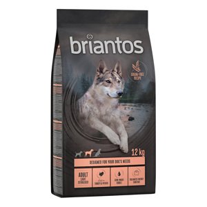 Briantos 2 x 12 kg - 10 % sleva - Adult Light/Sterilised krůtí & brambory - bez obilovin