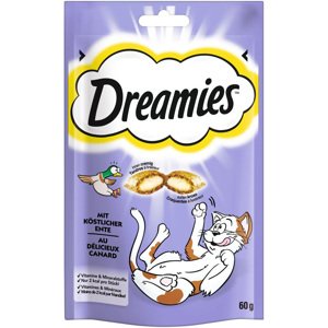 Dreamies snacky, 6 balení - 4 + 2 zdarma - kachní (60 g x 6)