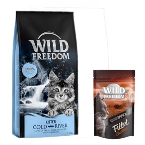 Wild Freedom 6,5 kg + Wild Freedom Filet Snacks kuřecí 100g zdarma - „Cold River“ – s lososem