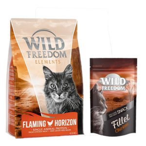 Wild Freedom 6,5 kg + Wild Freedom Filet Snacks kuřecí 100g zdarma - Adult "Flaming Horizon" s kuřecím – bez obilovin