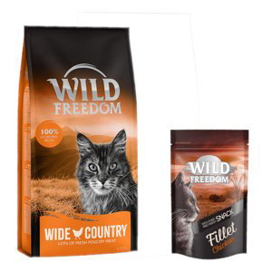 Wild Freedom 6,5 kg + Wild Freedom Filet Snacks kuřecí 100g zdarma - Adult "Wide Country" - drůbeží bez obilovin