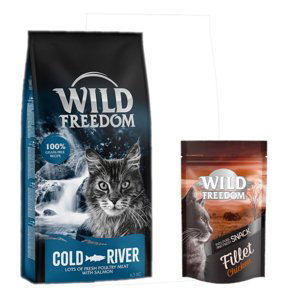 Wild Freedom 6,5 kg + Wild Freedom Filet Snacks kuřecí 100g zdarma - Adult "Cold River" - losos bez obilovin