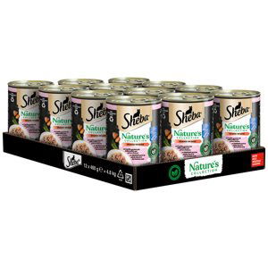 Sheba Nature's Collection 12 x 400 g - 6 + 6 zdarma - Losos s batáty a zelenými fazolkami v omáčce