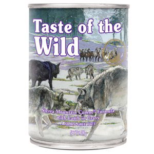 Taste of the Wild, 18 x 390g  - 12 + 6 zdarma - Sierra Mountain