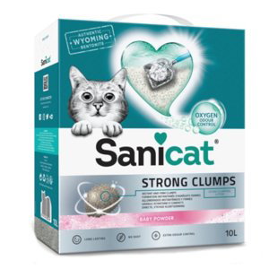 Sanicat Strong Clumps hrudkující stelivo - 20 % sleva - výhodné balení 2 x 10 l
