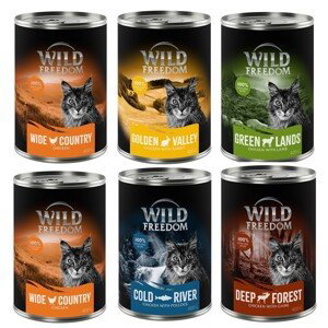 Wild Freedom mix,  6 konzerv - 10 % sleva - Adult Smíšené balení 6 x 400 g