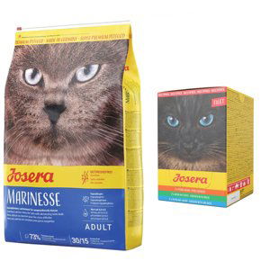 Josera Cat granule, 10 kg + Josera Filet Multipack 6 x 70 g zdarma - Marinesse