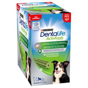 PURINA Dentalife tyčinky - 15 % sleva -  Active Fresh Medium (24 kusů)