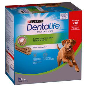 PURINA Dentalife tyčinky - 15 % sleva - Large 18 tyčinek (6 x 106 g)