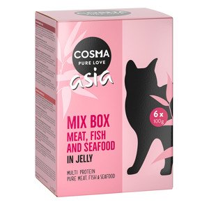 Cosma Thai/Asia kapsičky 24 x 100 g - míchané balení - 6 druhů