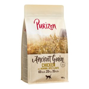 Purizon bezobilné granule, 2 x 400 g - 10 % sleva - Adult Ancient Grain s kuřecím a rybou