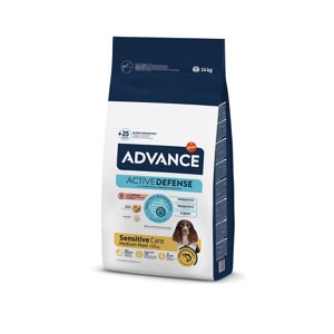 Advance Sensitive Adult losos a rýže, 12,5 + 1,5 kg zdarma - 14 kg