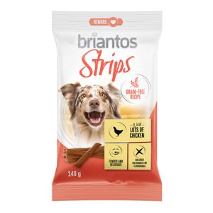 Briantos Strips bez obilnin s kuřecím, 140 g - 16 % sleva - 140 g