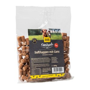 Caniland snacky, 4 balení - 3 + 1 zdarma - Soft Bites s husím 4 x 200 g