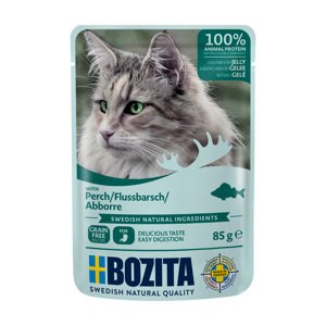 Bozita kousky v omáčce nebo želé kapsičky, 12 x 85 g - 15 % sleva! - kousky v želé kapsička okoun říční