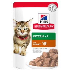 Hill's Science Plan, 36 x 95 g - 24 + 12 zdarma - Kitten krůtí