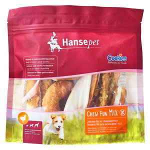 Hansepet snacky, 5 balení - 4 + 1 balení zdarma - Hansepet Cookies Chew Fun Mix Chicken  5 x 380 g