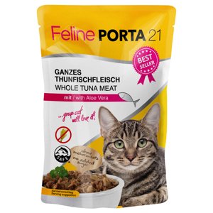 Feline Porta 21 kapsičky 24 x 100 g - Tuňák s aloe