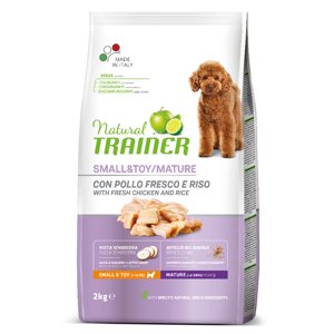 Natural Trainer Small & Toy Mature (Senior) kuřecí - 2 kg