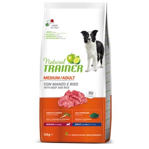 Natural Trainer Medium Adult hovězí a rýže - 12 kg