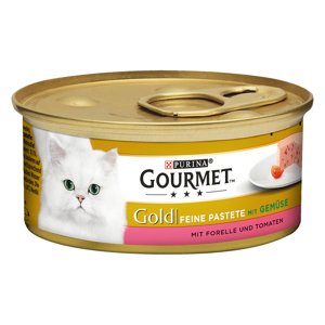 Gourmet Gold jemná paštika 12 x 85 g - pstruh & rajče