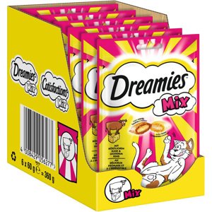 Dreamies Mix pochoutka,  60 g - sýr a hovězí (3 x 60 g)