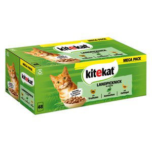 Kitekat kapsičky 48 x 85 g - Landpicknick v omáčce 48 x 85 g