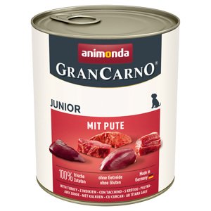 Animonda GranCarno Original výhodná balení 6 x 4 ks (24 x 800 g) - junior: krůtí