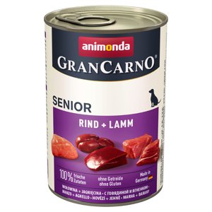 Animonda GranCarno Original Senior  24 x 400 g - hovězí & jehněčí