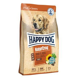 Happy Dog NaturCroq Rind & Reis - Výhodné balení 2 x 15 kg