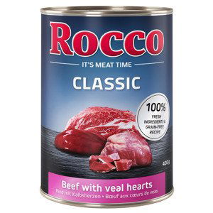 Rocco Classic 12 x 400 g - Hovězí s telecím srdcem