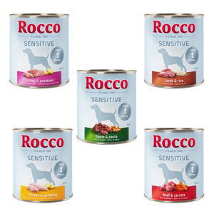 Rocco míchané balení na vyzkoušení  6 x 800 g - Sensitive