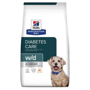 Hill's Prescription Diet w/d Diabetes Care s kuřecím - 4 kg