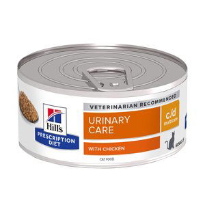 Hill's Prescription Diet c/d Multicare Urinary Care konzervy kuřecí - 6 x 156 g