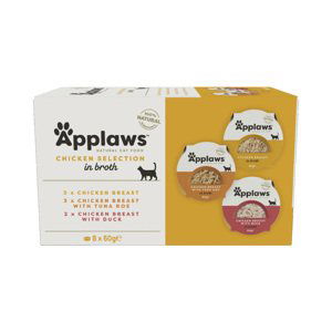 Applaws Cat Pot Selection balení k vyzkoušení 8 x 60 g - kuřecí výběr