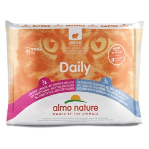 Almo Nature Cat Daily Menu kapsička 24 x 70 g - Mix (2 druhy) - ) - 3 x tuňák & losos, 3x treska & krevety