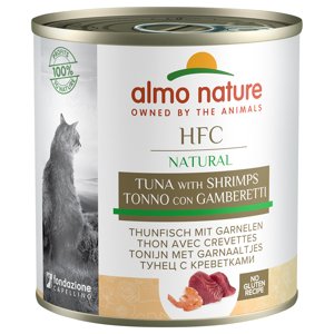 Almo Nature HFC 6 x 280 g - Tuňák & krevety