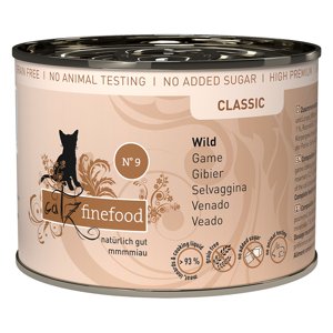 catz finefood konzervy 6 x 200 g - Zvěřina