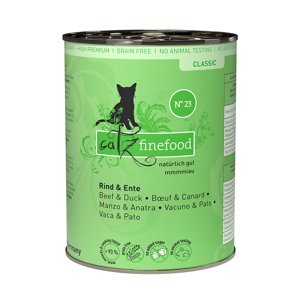 catz finefood konzervy 6 x 400 g - Hovězí & kachna