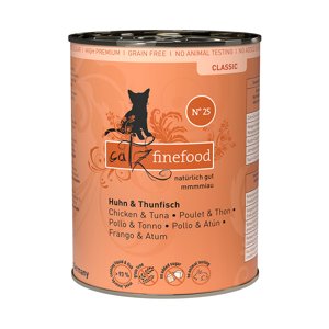 catz finefood konzervy 6 x 400 g - Kuře & tuňák