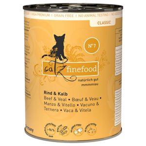 catz finefood konzervy 6 x 400 g - Hovězí & telecí