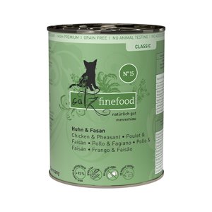 catz finefood konzervy 6 x 400 g - Kuře & bažant