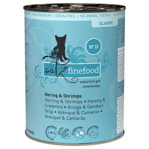 catz finefood výhodné balení 24 x 400 g - Sleď & krevety