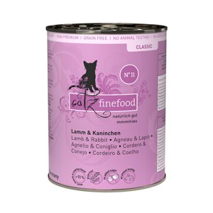 catz finefood výhodné balení 24 x 400 g - Jehněčí & králík