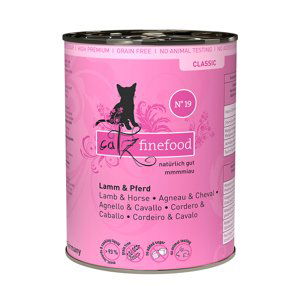 catz finefood konzerva výhodné balení 12 x 400 g - Jehněčí & koňské