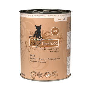 catz finefood konzerva výhodné balení 12 x 400 g - Zvěřina